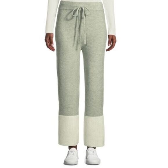 World Market Sage And Ivory Color Block‎ Loungewear Collection Pants S/M - Picture 8 of 8